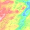 Топографическая карта Woodstock, высота, рельеф