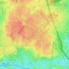 Топографическая карта Чистый пруд, высота, рельеф