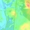 Топографическая карта Дрожаки, высота, рельеф