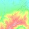 Топографическая карта сельское поселение Песочное, высота, рельеф