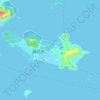 Топографическая карта 湖泥山岛, высота, рельеф