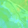 Топографическая карта Песь, высота, рельеф
