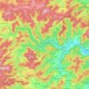 Топографическая карта Bad Laasphe, высота, рельеф