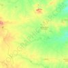 Топографическая карта Monte Alegre de Sergipe, высота, рельеф