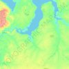 Топографическая карта муниципальный округ Надымский район, высота, рельеф