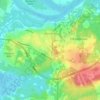 Топографическая карта Oromocto, высота, рельеф