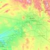 Топографическая карта Maricopa County, высота, рельеф