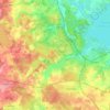 Топографическая карта Ратомка, высота, рельеф