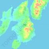 Топографическая карта Islay, высота, рельеф
