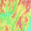 Топографическая карта Scotts Valley, высота, рельеф