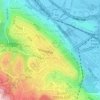Топографическая карта נוה שאנן, высота, рельеф