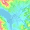 Топографическая карта Крабозаводское, высота, рельеф
