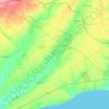 Топографическая карта Дмитровский сельский совет, высота, рельеф