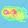 Топографическая карта Ilha Terceira, высота, рельеф