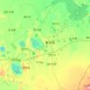 Топографическая карта 乾安县, высота, рельеф