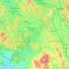 Топографическая карта Сиена, высота, рельеф