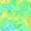 Топографическая карта Дятловка, высота, рельеф