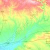 Топографическая карта Niebla, высота, рельеф