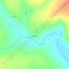 Топографическая карта Дерябиха, высота, рельеф