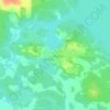 Топографическая карта Тунгуда, высота, рельеф