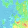 Топографическая карта Вааса, высота, рельеф