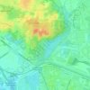 Топографическая карта пруд Рубаха Наполеона, высота, рельеф