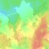 Топографическая карта Безводное, высота, рельеф