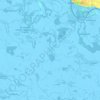 Топографическая карта Куйбышевское сельское поселение, высота, рельеф