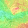 Топографическая карта Большое Полпино, высота, рельеф