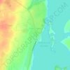 Топографическая карта Старый Лепель, высота, рельеф
