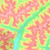 Топографическая карта Ливенское сельское поселение, высота, рельеф