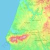 Топографическая карта Sintra, высота, рельеф