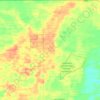 Топографическая карта Woolpunda, высота, рельеф