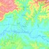Топографическая карта Taquara, высота, рельеф