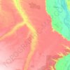 Топографическая карта Хомустахский 1-й наслег, высота, рельеф