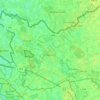 Топографическая карта Isselburg, высота, рельеф