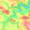 Топографическая карта Барцинек, высота, рельеф