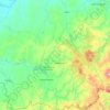 Топографическая карта муниципальный округ Змеиногорский район, высота, рельеф