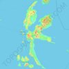 Топографическая карта Halmahera, высота, рельеф