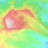 Топографическая карта сельское поселение Село Гуниб, высота, рельеф