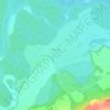 Топографическая карта Чебогоры, высота, рельеф