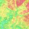 Топографическая карта Первомайский район, высота, рельеф