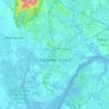 Топографическая карта 依斯干达公主城, высота, рельеф