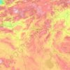 Топографическая карта Анкара, высота, рельеф