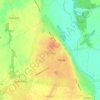 Топографическая карта Погарское городское поселение, высота, рельеф