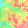 Топографическая карта Сивинь, высота, рельеф