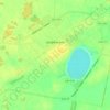 Топографическая карта Шербакуль, высота, рельеф