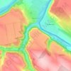 Топографическая карта Наславча, высота, рельеф