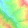 Топографическая карта Тазбичи, высота, рельеф