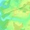 Топографическая карта Судроги, высота, рельеф